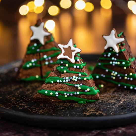 Christmas brownies - Recipe photo by supergoldenbakes