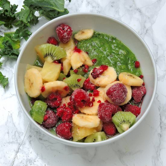 SuperFood Green Smoothie Bowl - Recipe photo by rabarbarowo
