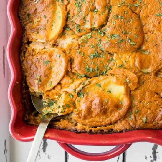 Vegan Cheesy Scalloped Potatoes - Recipe photo by TheVegan8