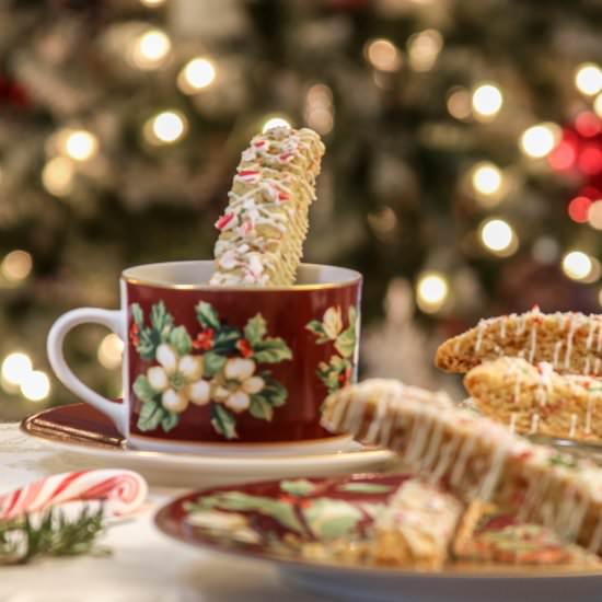 Christmas Biscotti - Recipe photo by The Salted Pepper