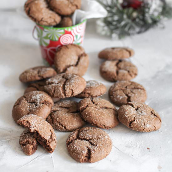 Ginger Molasses Cookies - Recipe photo by atasteofwellbeing