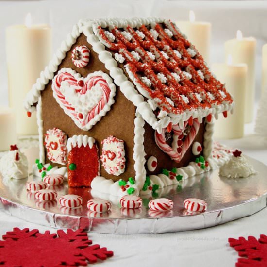 DIY Festive Gingerbread House - Recipe photo by Great 8 Friends
