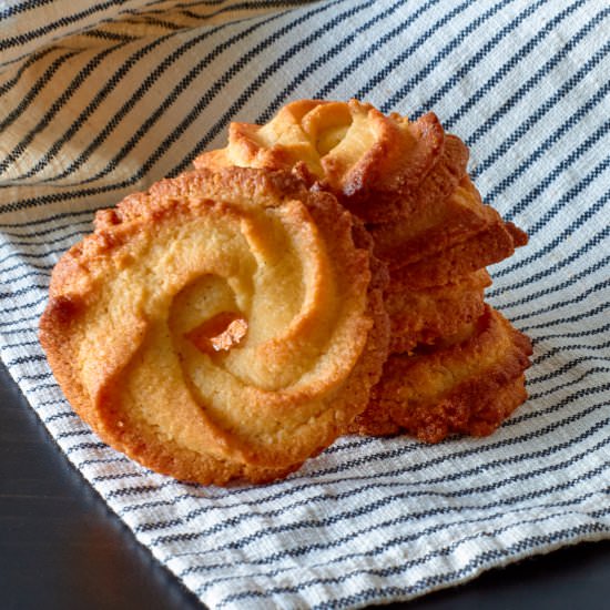 Danish Vanilla Cookies - Recipe photo by In Carinas Kitchen