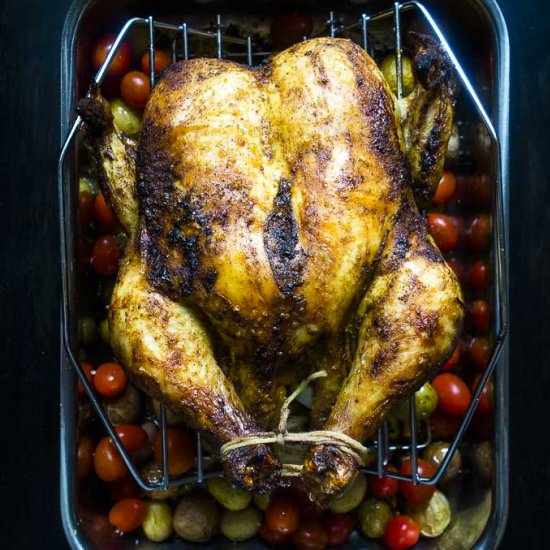 Moroccan Roasted Chicken - Recipe photo by Went Here 8 This