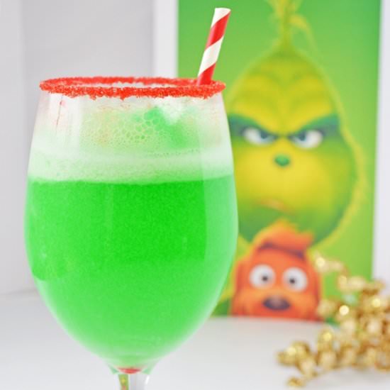 Grinch Punch - Recipe photo by CrayonsAndCravings