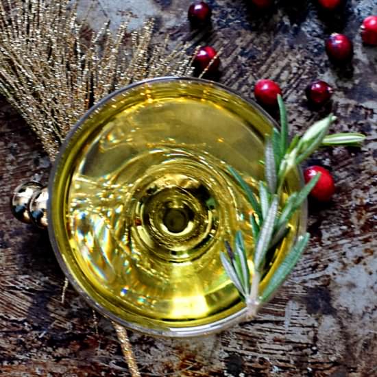 Winter White Negroni Cocktail - Recipe photo by The Boozy Oyster