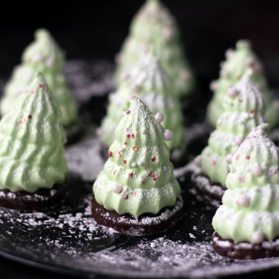 Mint Chocolate Marshmallow Trees - Recipe photo by b. sweet