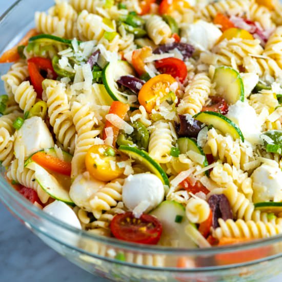 Quick and Easy Pasta Salad - Recipe photo by inspiredtaste