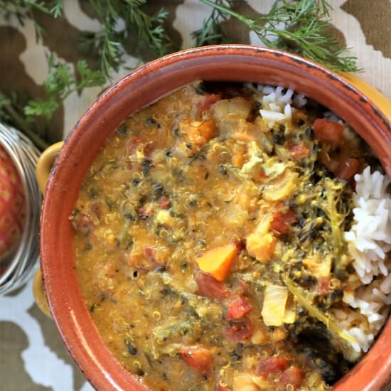 Instant Pot Vegetable Curry - Recipe photo by greenschemetv