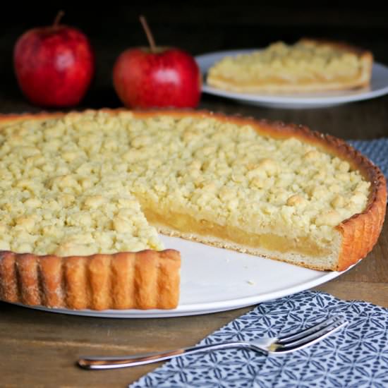 Dutch apple crumble pie - Recipe photo by Culinaire bagage