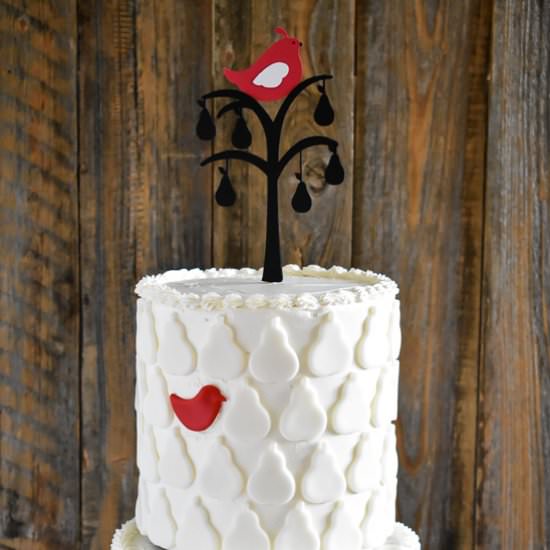 Almond Layer Cake with Pear Filling - Recipe photo by casablancacooks