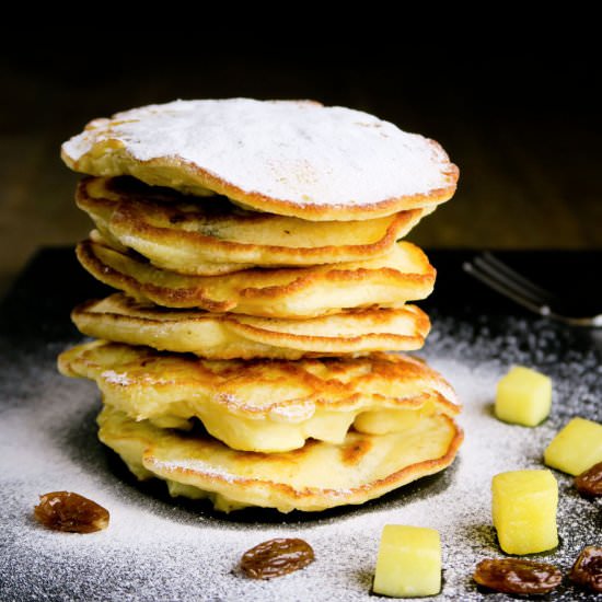 Apple pancakes - Recipe photo by Culinaire bagage