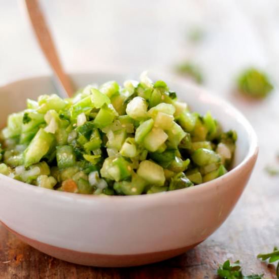 Green Salsa - Recipe photo by saboresdemihuerto