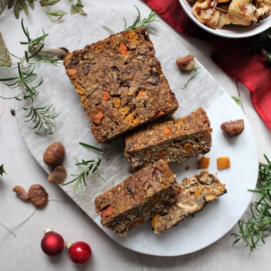 Veggie Nut Roast - Recipe photo by Nourishing Amy