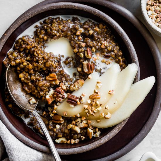Gingerbread oatmeal - Recipe photo by snixykitchen
