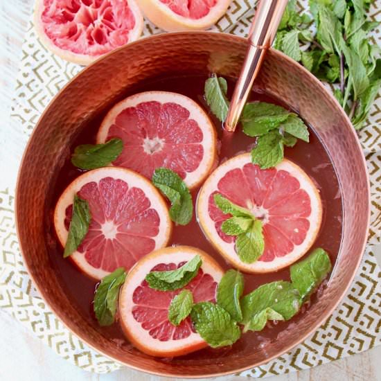 Grapefruit Ginger Spiced Rum Punch - Recipe photo by Whitney Bond