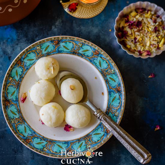 Instant Pot Rasgulla - Recipe photo by Herbivore Cucina