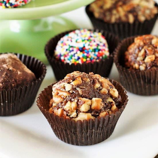 How to Make Chocolate Truffles - Recipe photo by thekitchenismyplayground