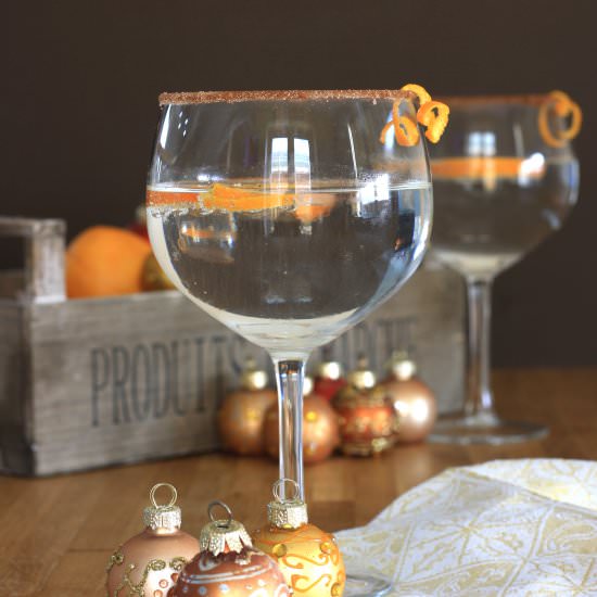 Gin-Gle Bell Gin Orange Liqueur - Recipe photo by chezlerevefrancais