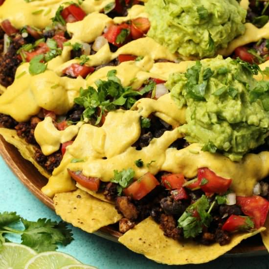 Vegan Nachos - Recipe photo by lovingitvegan