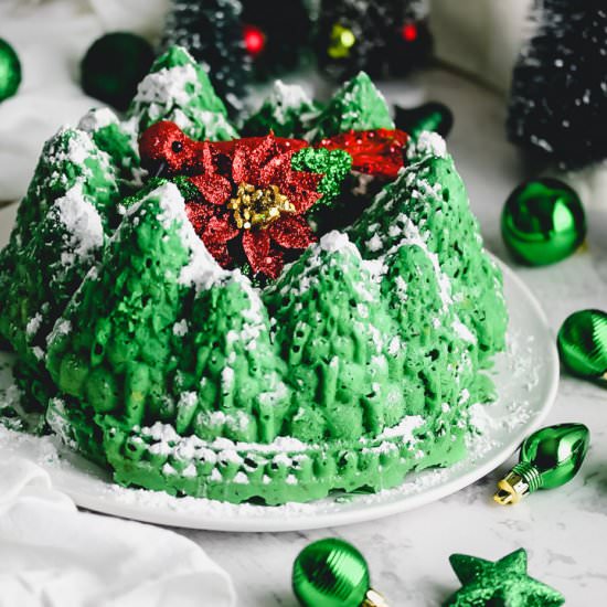 Vanilla Pine Forrest Cake - Recipe photo by DineLikeShay