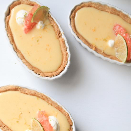 grapefruit curd tarts - Recipe photo by wherethewildcakegrows