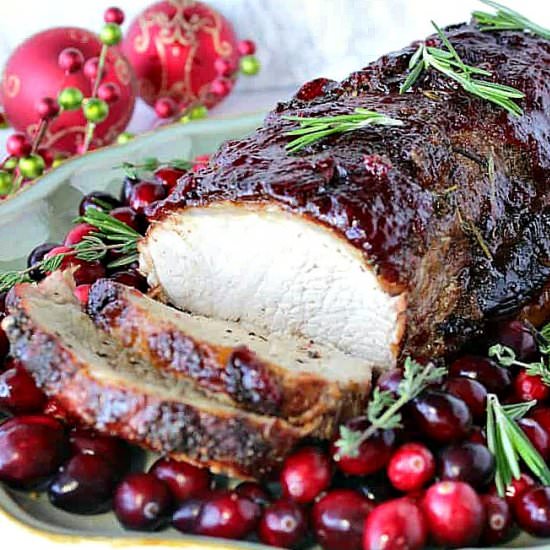 Christmas Pork Roast - Recipe photo by Kudos Kitchen by Renee