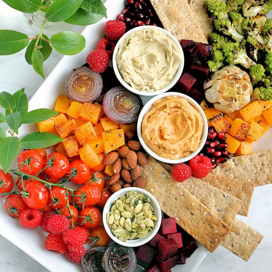 Roasted Vegetable Platter - Recipe photo by twoofakindcooks