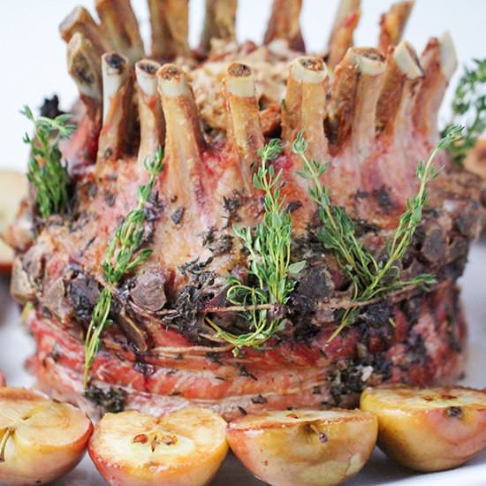 Smoked Pork Crown Roast - Recipe photo by eatbefitexplore
