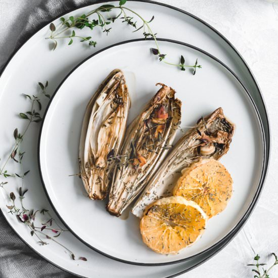 Roasted Endive with Orange - Recipe photo by The Green Creator