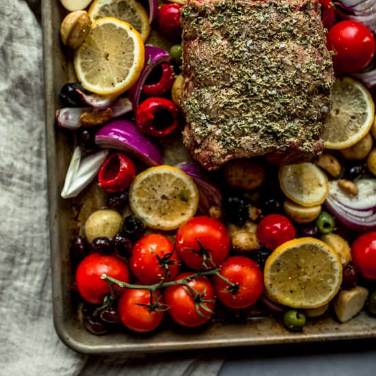 Sheet Pan Lamb Dinner - Recipe photo by platingsandpairings