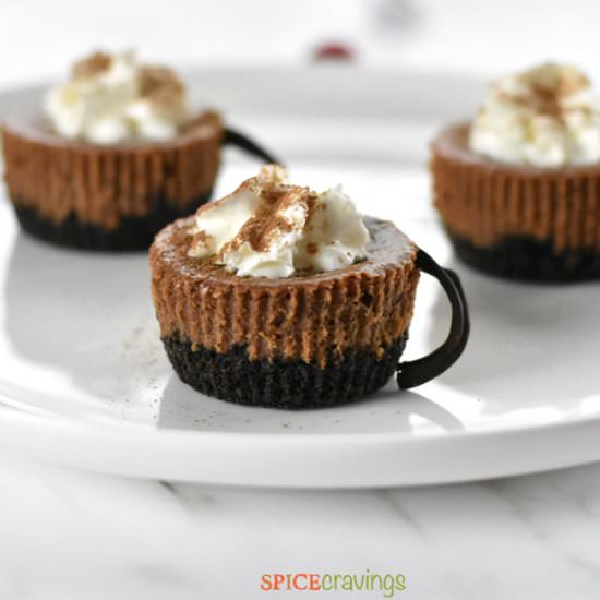 Hot Cocoa Cheesecake Recipe - Recipe photo by Spice Cravings