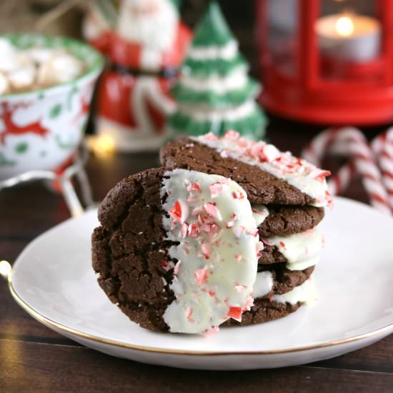 Vegan Peppermint Bark Cookies - Recipe photo by SouthernInLaw