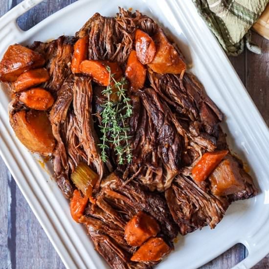 Beef Chuck Roast Recipe - Recipe photo by SundaySupper