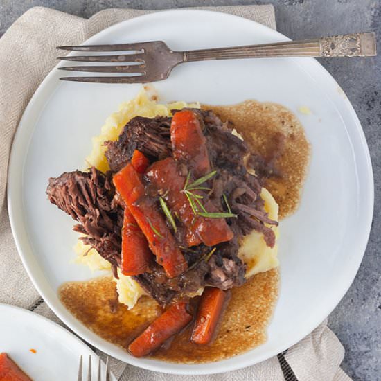 Dutch Oven Pot Roast - Recipe photo by SundaySupper