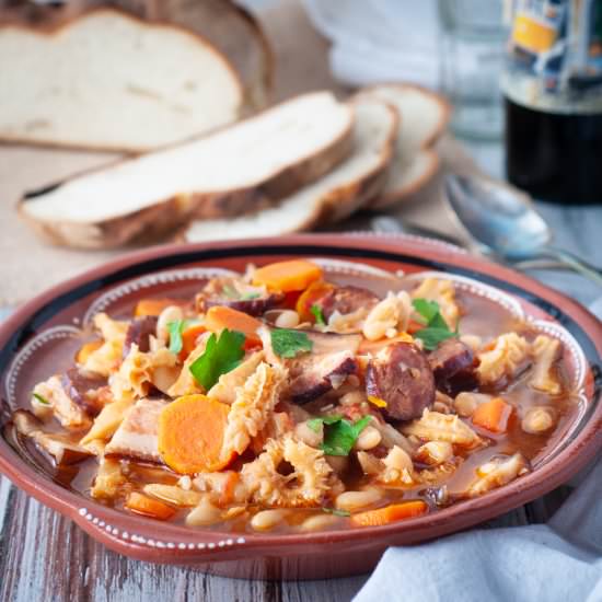 Dobrada – Portuguese tripe and bean - Recipe photo by photosandfood