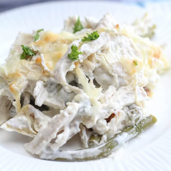 Chicken Green Bean Casserole - Recipe photo by littlebitrecipes