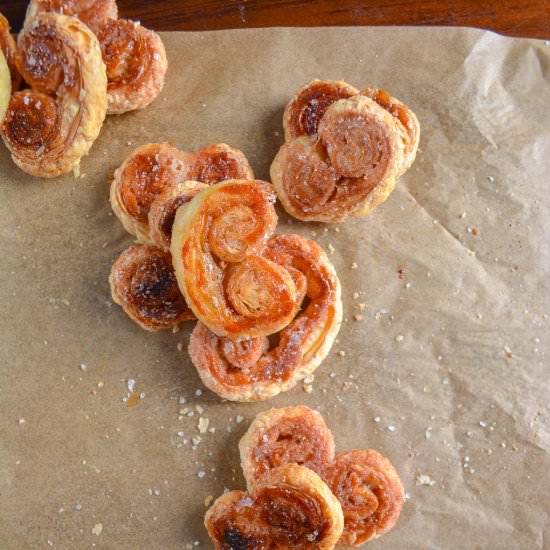 Sweet Spiced Palmiers - Recipe photo by Wanderings in my Kitchen