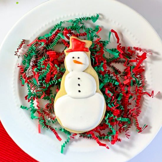 Snowman Cookies - Recipe photo by abakershouse