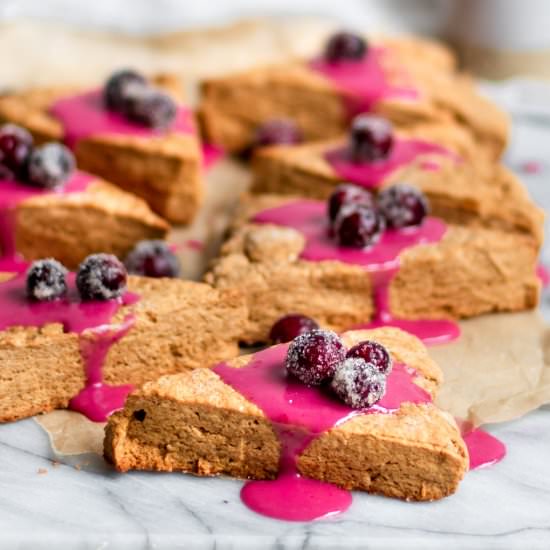 Vegan Gingerbread Scones - Recipe photo by ShortGirlTallOrder