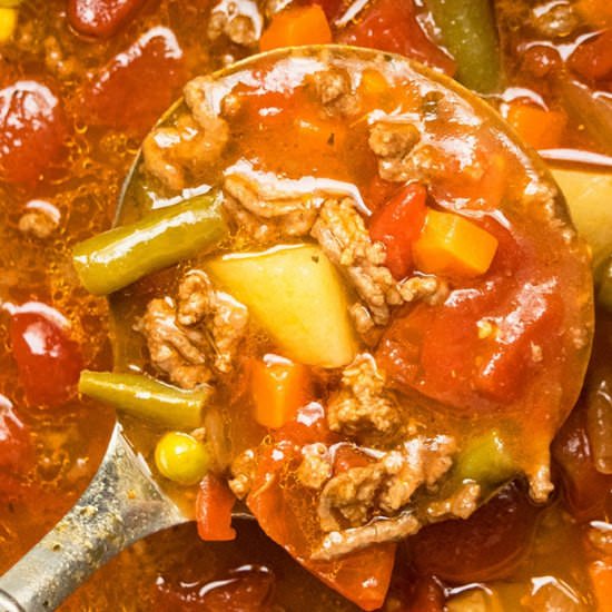 Vegetable Beef Soup - Recipe photo by 1PotRecipes