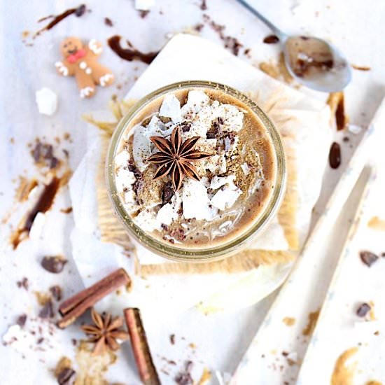 Iced Chai Spiced Gingerbread Latte - Recipe photo by BetterwithCake