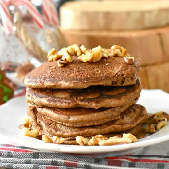 Paleo Gingerbread Pancakes - Recipe photo by living freely gluten free
