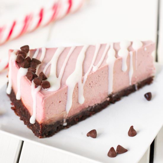Raw Peppermint Cheesecake - Recipe photo by dessertswithbenefits