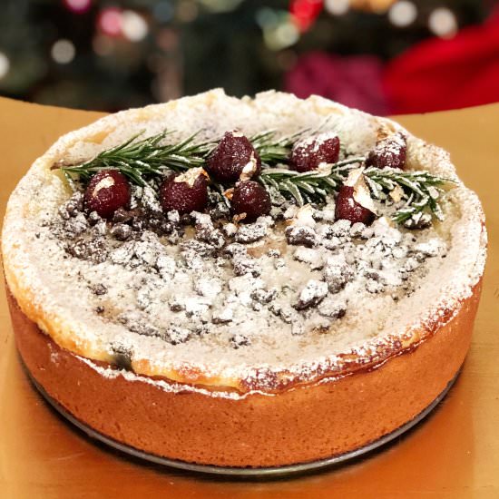 Dark Chocolate Italian Cheesecake - Recipe photo by Ale Gambini
