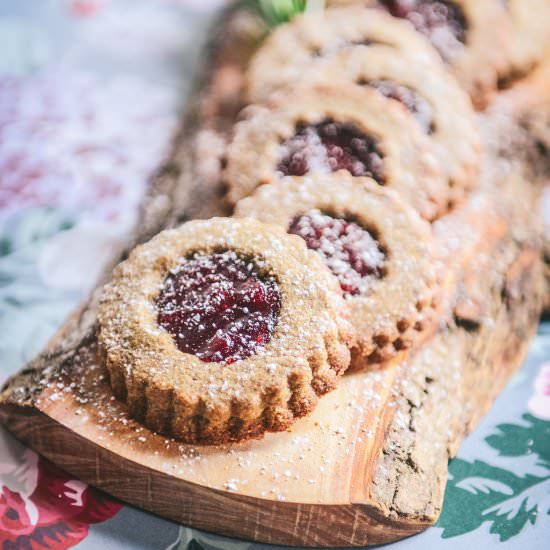 Whole Grain Linzer Cookies - Recipe photo by With The Grains