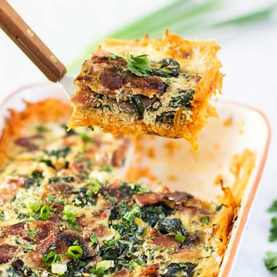 Sweet Potato Bacon Quiche - Recipe photo by SunkissedKitch
