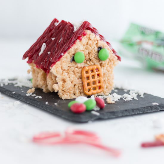 Christmas Rice Krispie Treats - Recipe photo by Chewable Structures