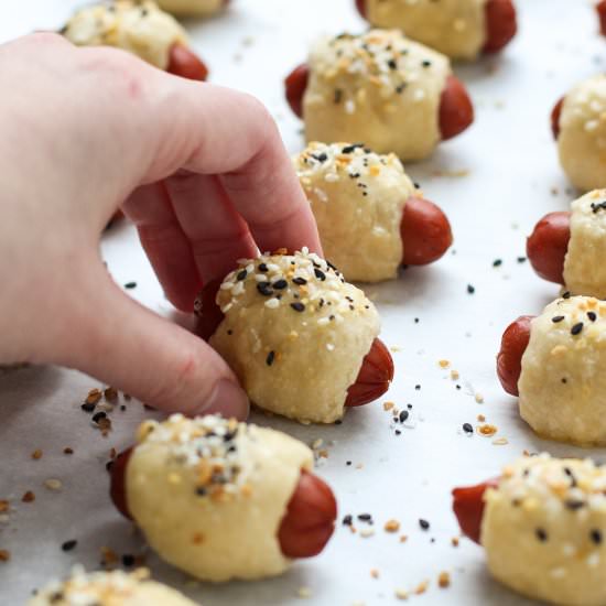 EverythingBagel Pigs in the Blanket - Recipe photo by Joyous Apron