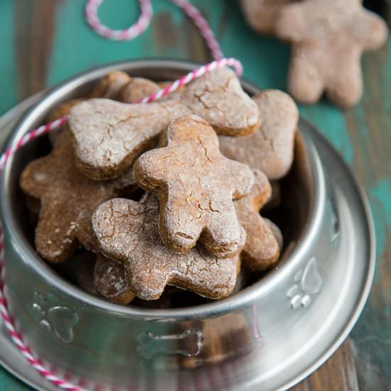 gingerbread dog treats - Recipe photo by Wild wild whisk